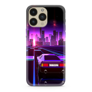 Slika od Futrola ULTRA TANKI PRINT CLEAR NEON WAVE za iPhone 14 Pro Max (6.7) NW03