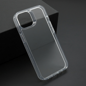 Slika od Futrola COLOR FRAME za iPhone 14 (6.1) srebrna (providna)