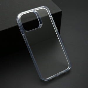 Slika od Futrola COLOR FRAME za iPhone 15 Pro Max (6.7) srebrna (providna)