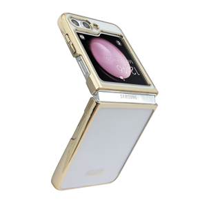 Slika od Futrola LINES za Samsung F731B Galaxy Z FLIP 5 5G zlatna (GKK case)