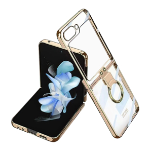 Slika od Futrola RING LINES za Samsung F731B Galaxy Z Flip 5 5G zlatna (GKK case)