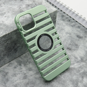 Slika od Futrola LINES LOGO CUT za Iphone 12/12 Pro (6.1) mint