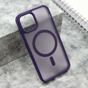 Slika od Futrola SILKY MAGSAFE MATTE za Iphone 12/12 Pro (6.1) ljubicasta