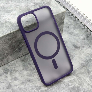 Slika od Futrola SILKY MAGSAFE MATTE za iPhone 14 (6.1) ljubicasta