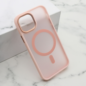 Slika od Futrola SILKY MAGSAFE II za Iphone 12/12 Pro (6.1) roze