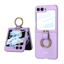 Slika od Futrola SMOOTH RING za Samsung F741B Galaxy Z Flip 6 5G ljubicasta (GKK case)
