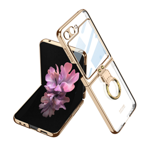 Slika od Futrola RING LINES za Samsung F741B Galaxy Z Flip 6 5G zlatna (GKK case)