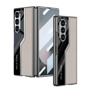 Slika od Futrola LEATHER STYLE za Samsung F956B Galaxy Z Fold 6 5G zlatna (GKK case)