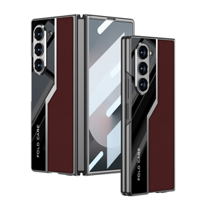 Slika od Futrola LEATHER STYLE za Samsung F956B Galaxy Z Fold 6 5G crvena (GKK case)