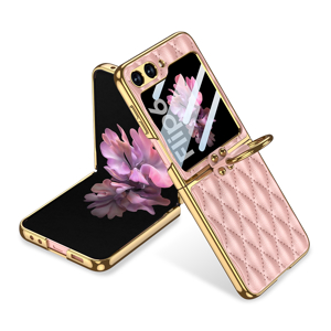 Slika od Futrola RHOMBUS za Samsung F741B Galaxy Z Flip 6 5G roze (GKK case)
