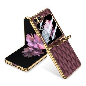 Slika od Futrola RHOMBUS za Samsung F741B Galaxy Z Flip 6 5G bordo (GKK case)