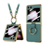 Slika od Futrola GOLD EDGE za Samsung F741B/F761B Galaxy Z Flip 6 5G/Z Flip 7 FE 5G zelena (GKK case)