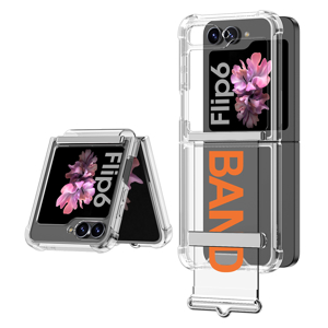 Slika od Futrola CLEAR STRAP za Samsung F741B Galaxy Z Flip 6 5G narandzasta (GKK case)