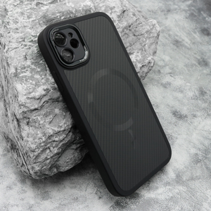 Slika od Futrola CARBON MagSafe za iPhone 11 (6.1) crna (small camera)