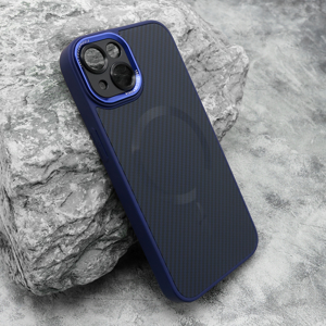 Slika od Futrola CARBON MagSafe za iPhone 14 (6.1) plava (small camera)