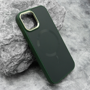 Slika od Futrola CARBON MagSafe za iPhone 12/12 Pro (6.1) zelena (big camera)