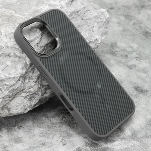 Slika od Futrola CARBON MagSafe za iphone 16 (6.1) siva (big camera)