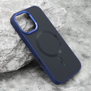 Slika od Futrola CARBON MagSafe za iphone 16 (6.1) plava (big camera)