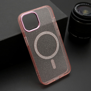 Slika od Futrola SPARKLING MagSafe za iPhone 13 (6.1) roze