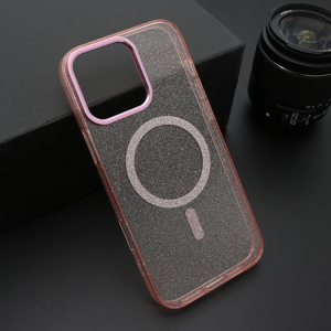 Slika od Futrola SPARKLING MagSafe za iPhone 16 Pro Max (6.9) roze