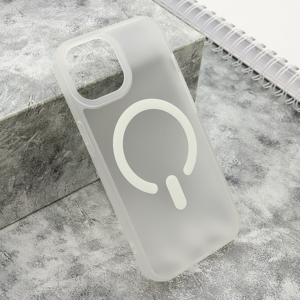 Slika od Futrola BLURRY MagSafe za iPhone 15 (6.1) bela