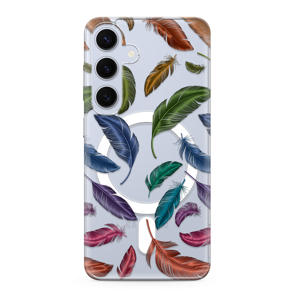 Slika od Futrola silikonska PRINT MagSafe za Samsung S921B Galaxy S24 5G feather
