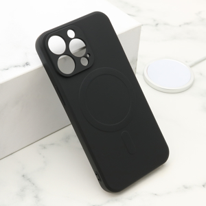 Slika od Futrola VELVET TOUCH MagSafe za iPhone 13 Pro (6.1) crna