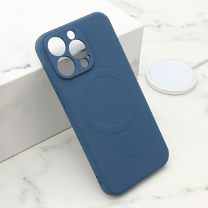 Slika od Futrola VELVET TOUCH MagSafe za iPhone 13 Pro (6.1) plava