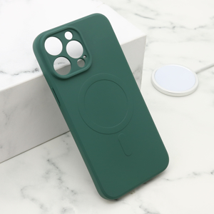 Slika od Futrola VELVET TOUCH MagSafe za iPhone 14 Pro Max (6.7) tamno zelena