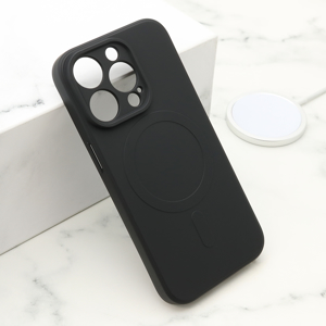 Slika od Futrola VELVET TOUCH MagSafe za iPhone 15 Pro (6.1) crna