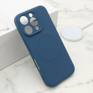 Slika od Futrola VELVET TOUCH MagSafe za iPhone 16 Pro (6.3) plava