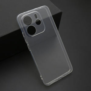 Slika od Futrola ULTRA TANKI PROTECT silikon za Xiaomi Redmi Note 14 4G (Global) providna (bela)