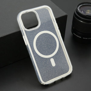 Slika od Futrola CRYSTAL MagSafe za iPhone 15 (6.1) bela