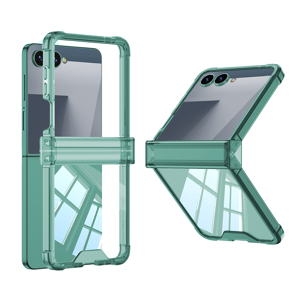 Slika od Futrola TRANSPARENT COLOR LINE za Samsung F751B Galaxy Z Flip 7 5G zelena (GKK case)