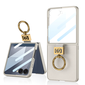 Slika od Futrola Z-RING CASE za Samsung F751B Galaxy Z Flip 7 5G titanijum (GKK case)