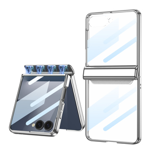 Slika od Futrola LINES II za Samsung F751B Galaxy Z Flip 7 5G srebrna (GKK case)