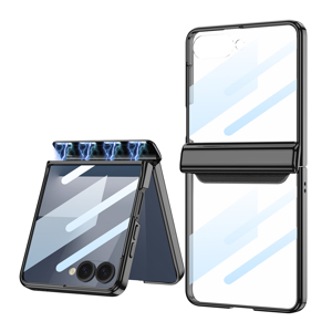 Slika od Futrola LINES II za Samsung F751B Galaxy Z Flip 7 5G crna (GKK case)