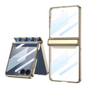 Slika od Futrola LINES II za Samsung F751B Galaxy Z Flip 7 5G zlatna (GKK case)