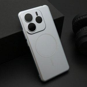 Slika od Futrola PURE MATTE MagSafe za Xiaomi Redmi Note 14 4G (Global) srebrna