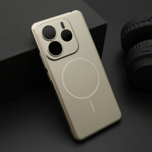 Slika od Futrola PURE MATTE MagSafe za Xiaomi Redmi Note 14 4G (Global) zlatna