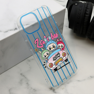 Slika od Futrola PRINT PARTY za iPhone 15 (6.1) plava LBB004