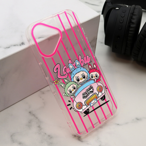 Slika od Futrola PRINT PARTY za iPhone 16 (6.1) pink LBB004