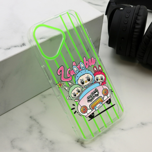 Slika od Futrola PRINT PARTY za iPhone 16 (6.1) zelena LBB004