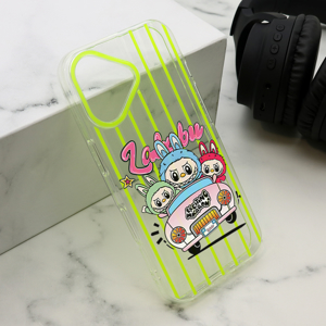 Slika od Futrola PRINT PARTY za iPhone 16 (6.1) zuta LBB004
