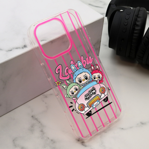 Slika od Futrola PRINT PARTY za iPhone 16 Pro (6.3) pink LBB004