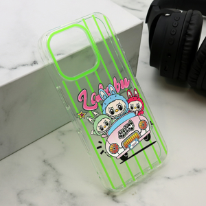 Slika od Futrola PRINT PARTY za iPhone 16 Pro (6.3) zelena LBB004