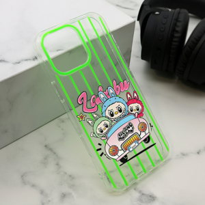 Slika od Futrola PRINT PARTY za iPhone 16 Pro Max (6.9) zelena LBB004