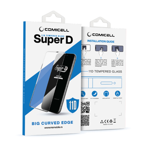 Slika od Folija za zastitu ekrana GLASS 11D za iPhone AIR (6.6) SUPER D crna
