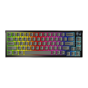 Slika od Tastatura gejmerska mehanicka bezicna MAXFIT67 MK858 grey (Brown switch) FANTECH
