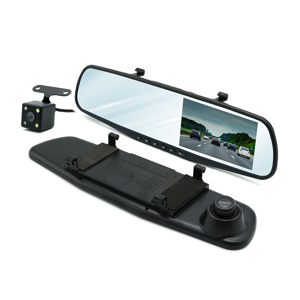Slika od Auto kamera L9000 dual lens  za retrovizor + rikverc kamera